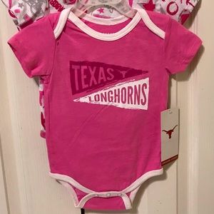 NWT Texas Longhorns 2 piece onesies